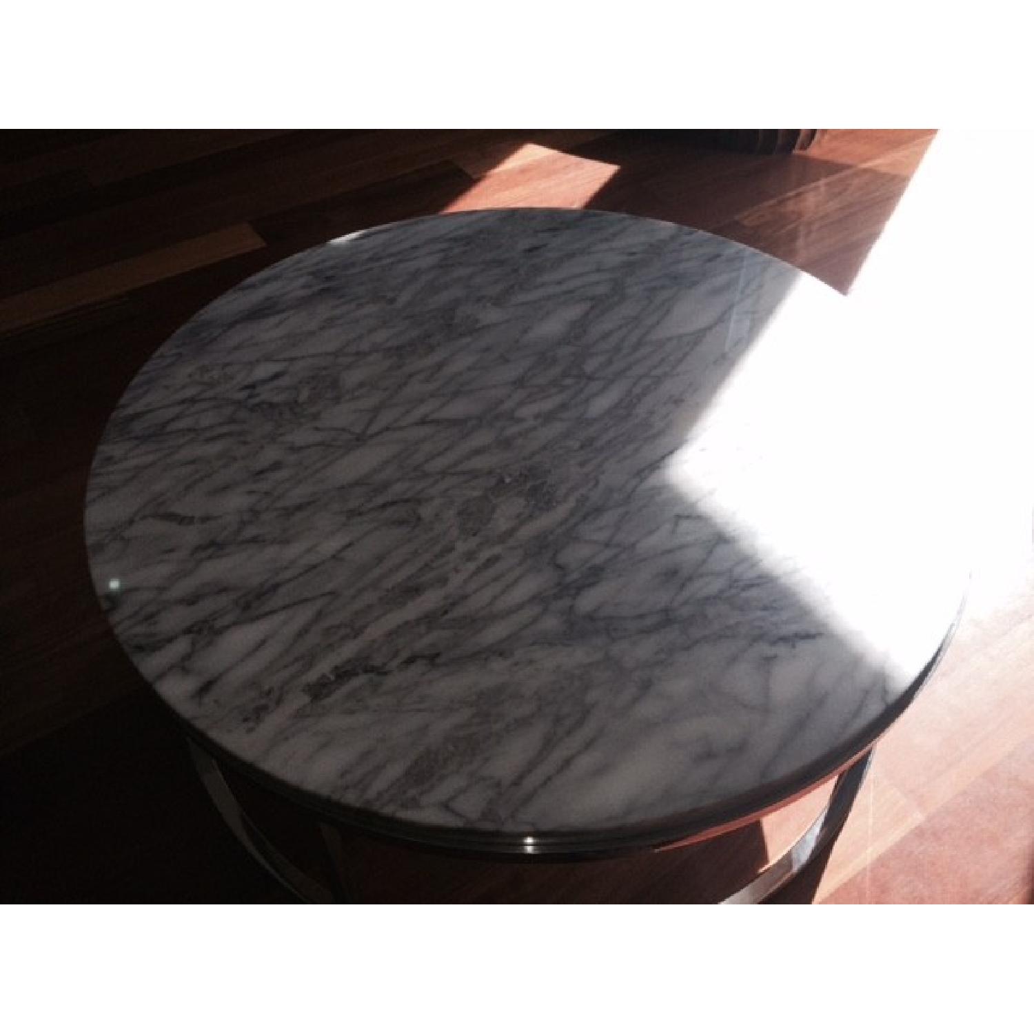 CB2 Marble Coffee Table - image-1