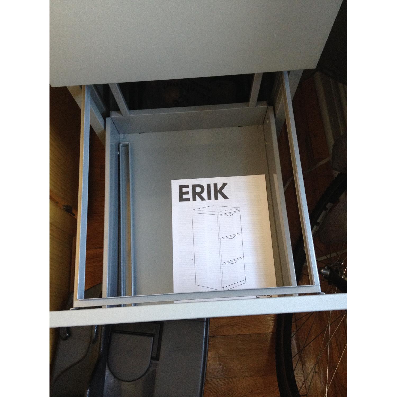 Ikea Erik 3 Drawer Gray Filing Cabinet - image-1