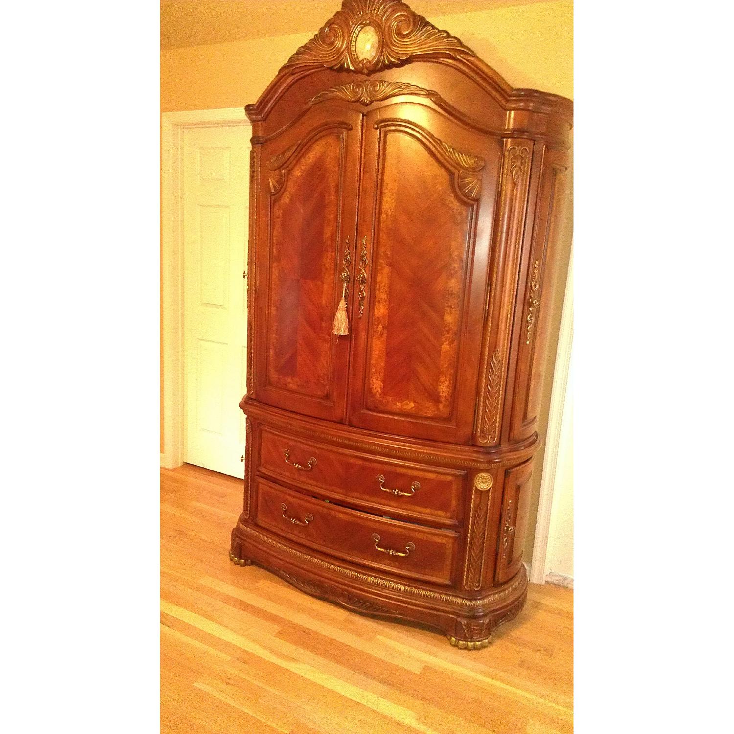 Michael Amini Cortina Collection Bedroom Armoire - image-1