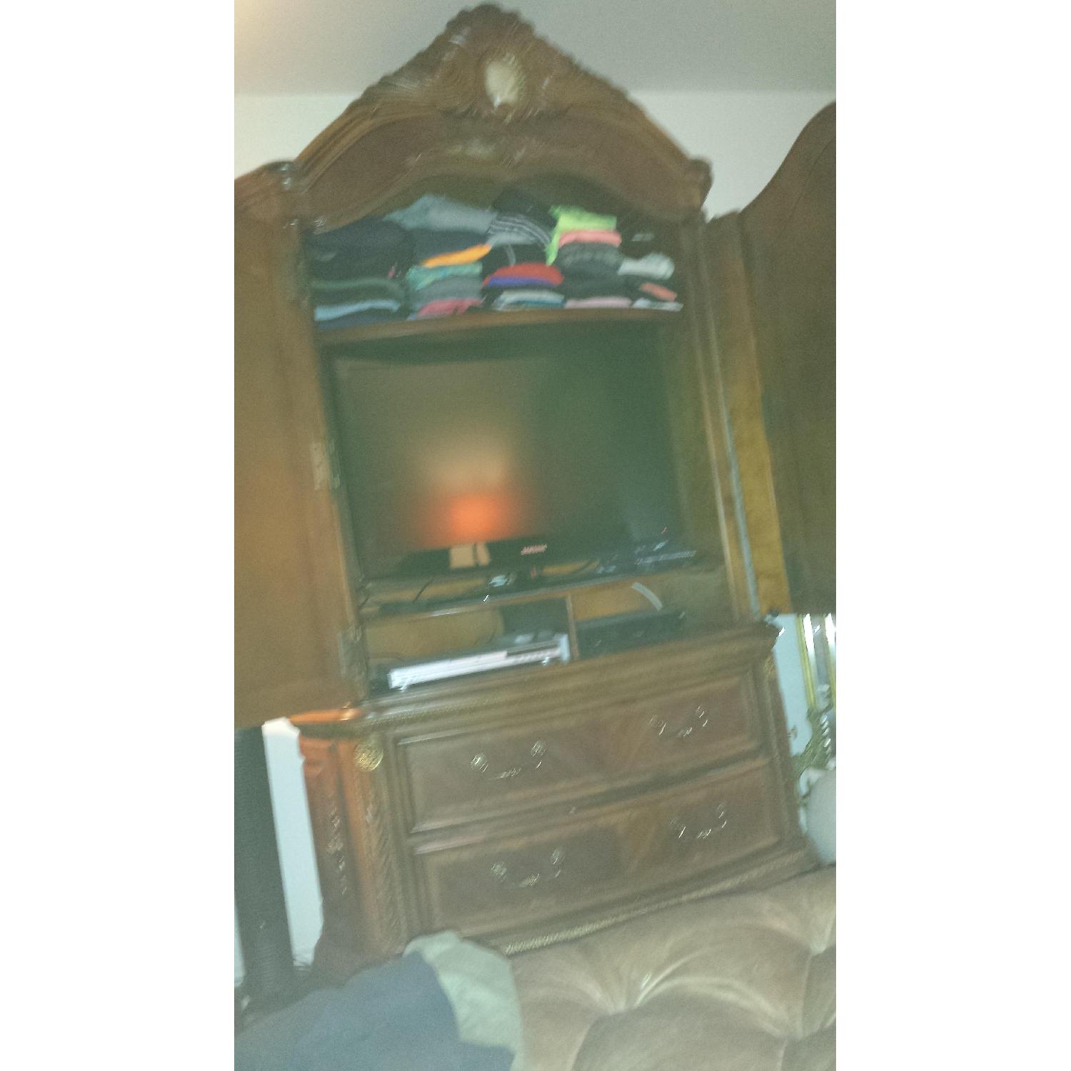 Michael Amini Cortina Collection Bedroom Armoire - image-2