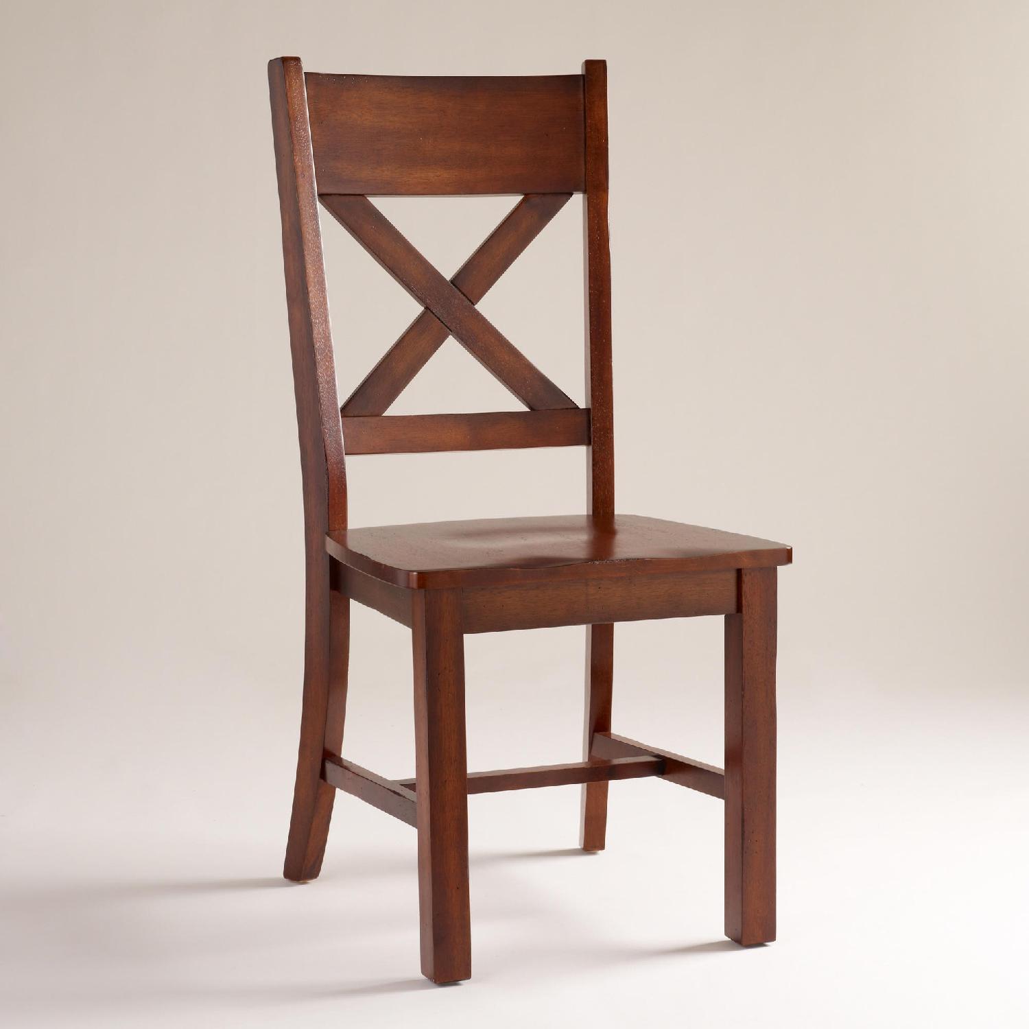 World Market Mahogany Verona Side Chairs - Set of 4 - image-1