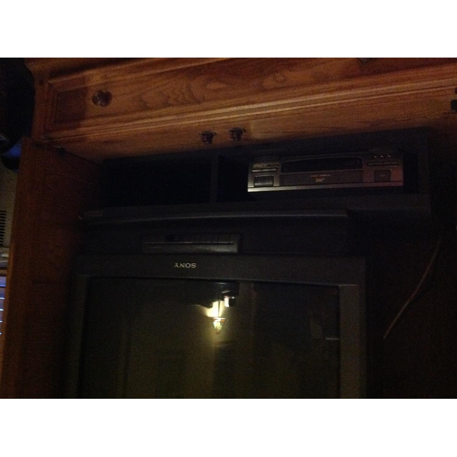 Thomasville Mission Style Oak Entertainment Center - image-3