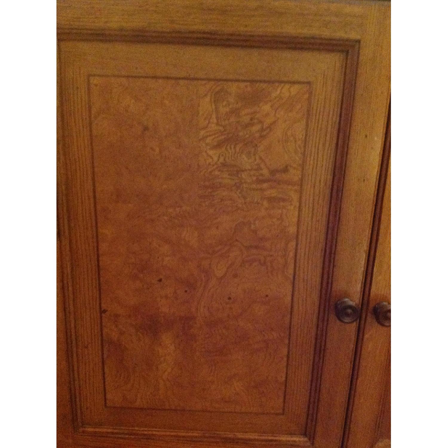 Thomasville Mission Style Oak Entertainment Center - image-5