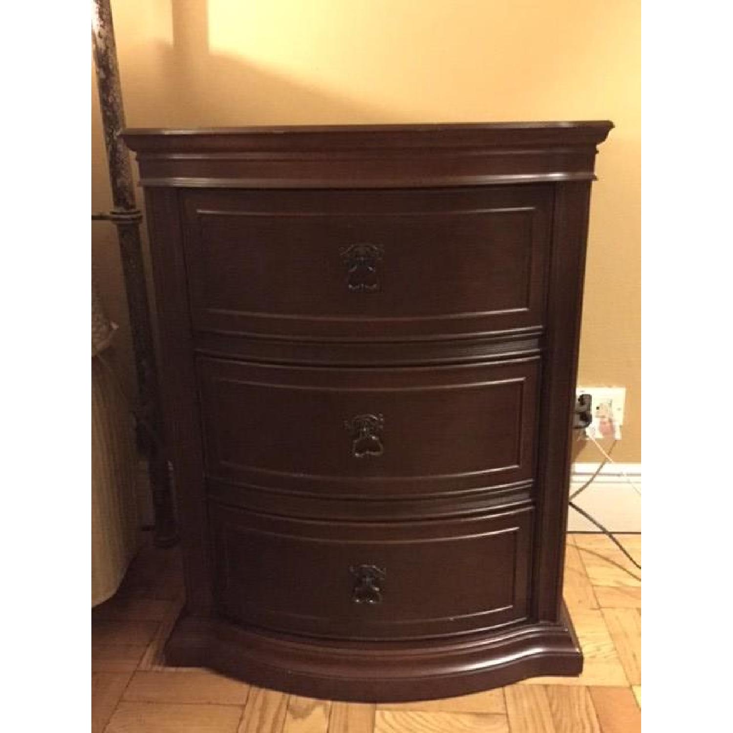 Bombay Company Solid Wood Nightstand AptDeco