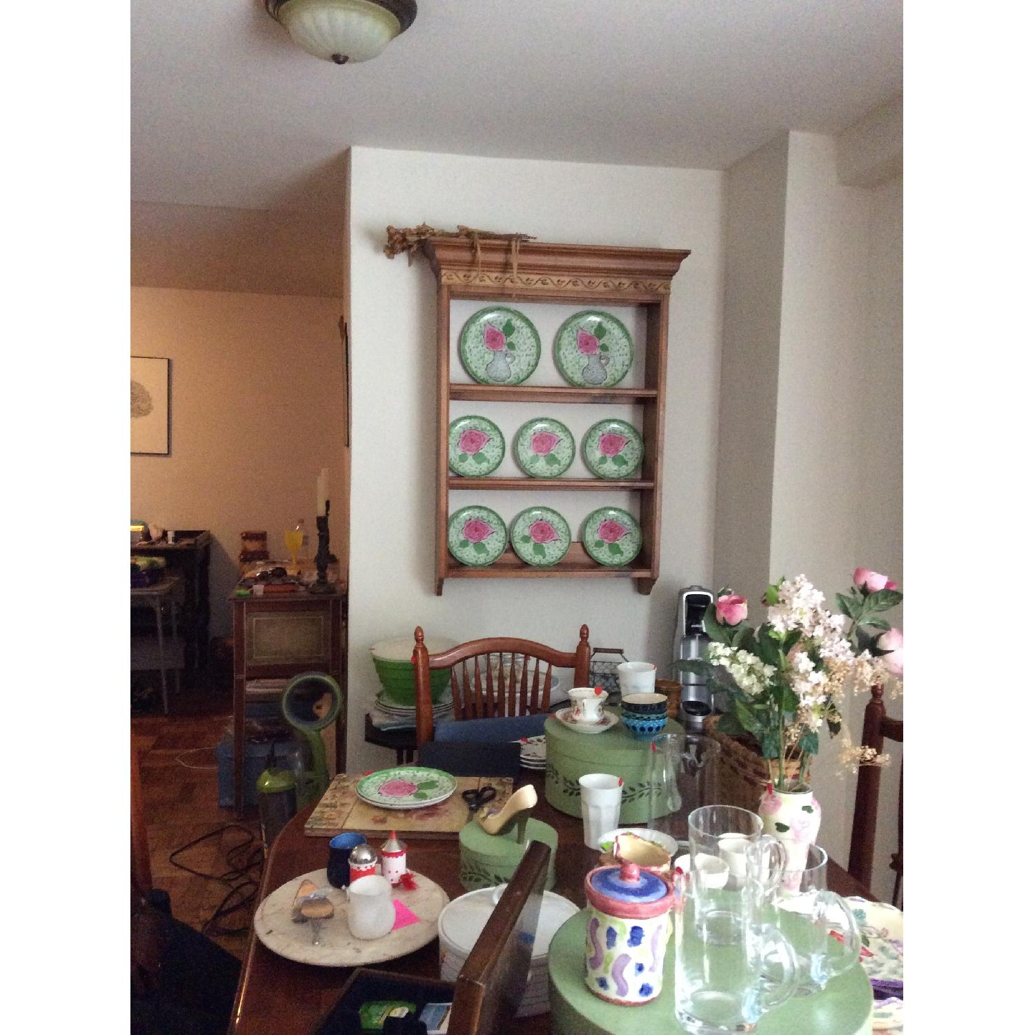 Ethan Allen Wooden Wall Display Rack - image-4