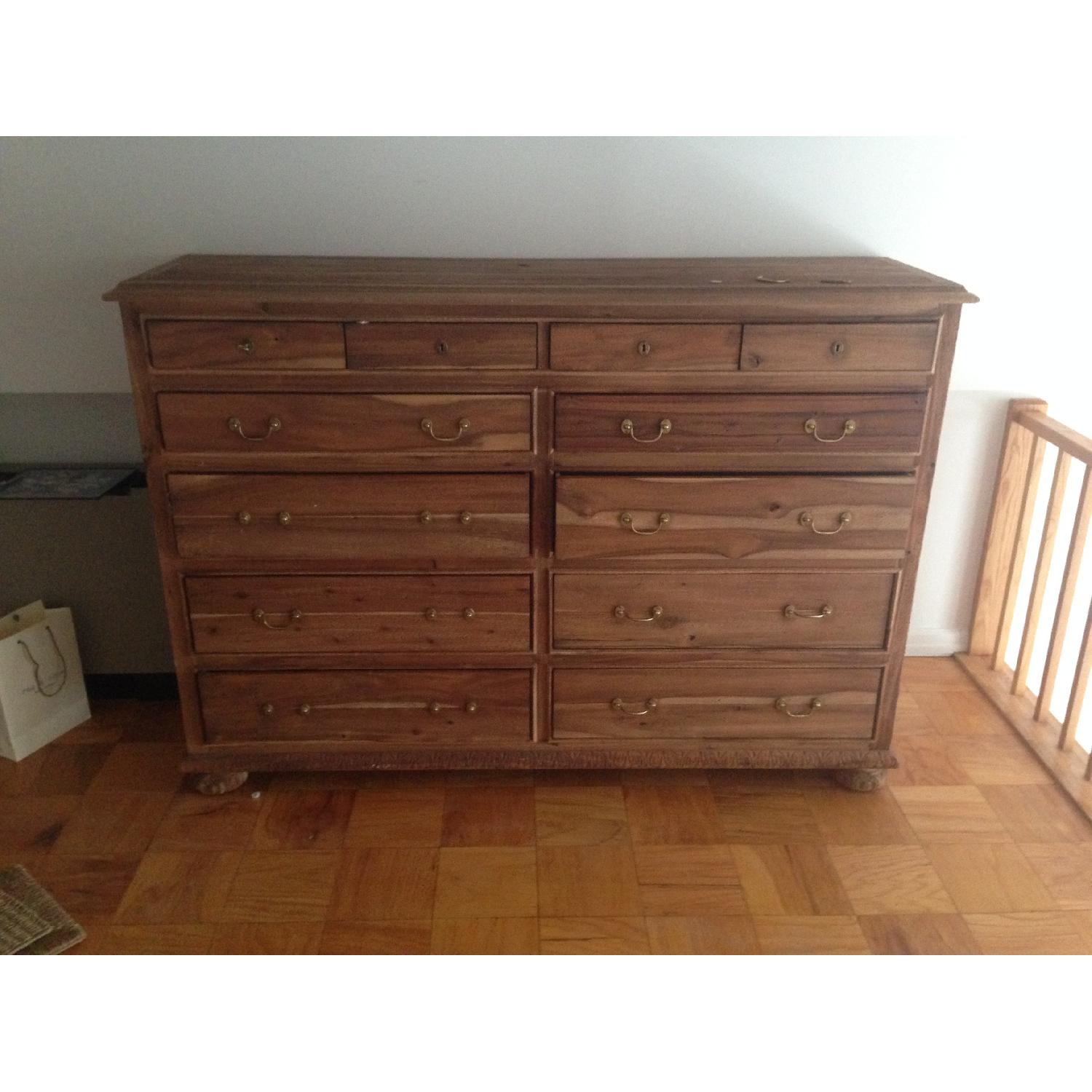 Restoration Hardware French Empire Sandblasted 12 Drawer Dresser - image-3