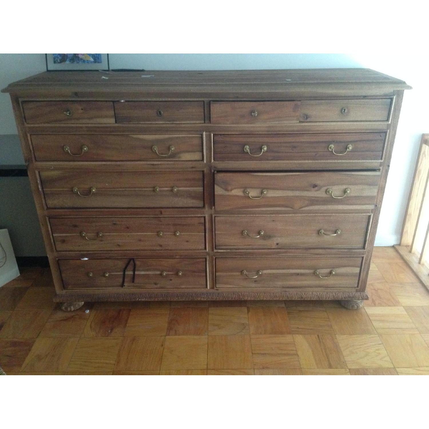 Restoration Hardware French Empire Sandblasted 12 Drawer Dresser AptDeco