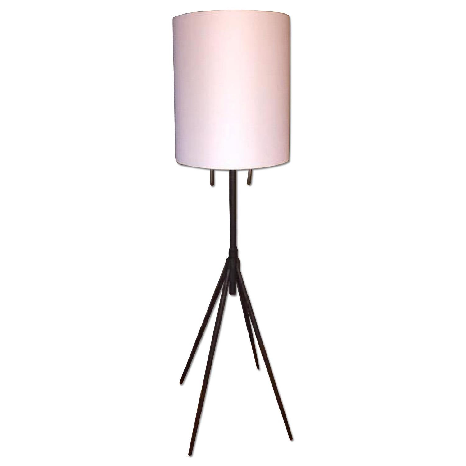 West Elm Adjustable Metal Floor Lamp - Bronze - image-0