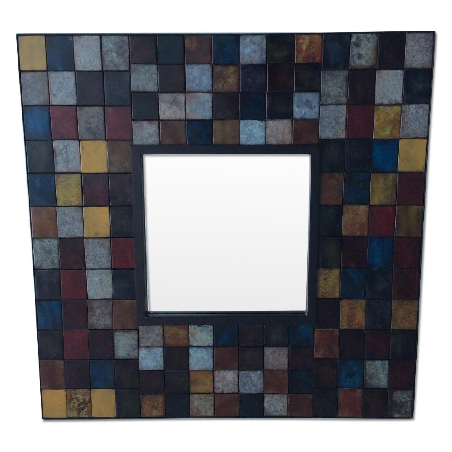 Pier 1 Tiled Mirror - image-0