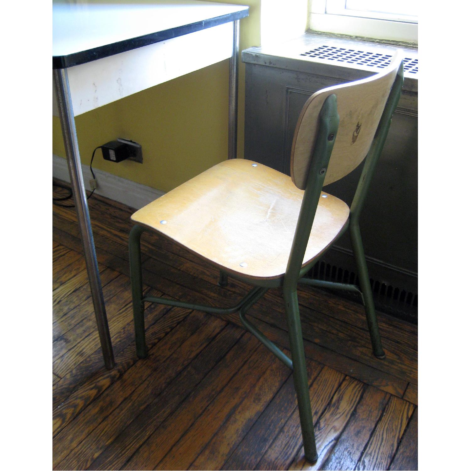 Vintage 1950's Schoolhouse Chairs - Set of 2 - image-4
