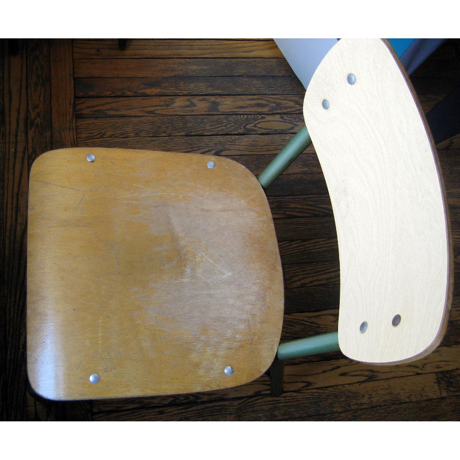 Vintage 1950's Schoolhouse Chairs - Set of 2 - image-5