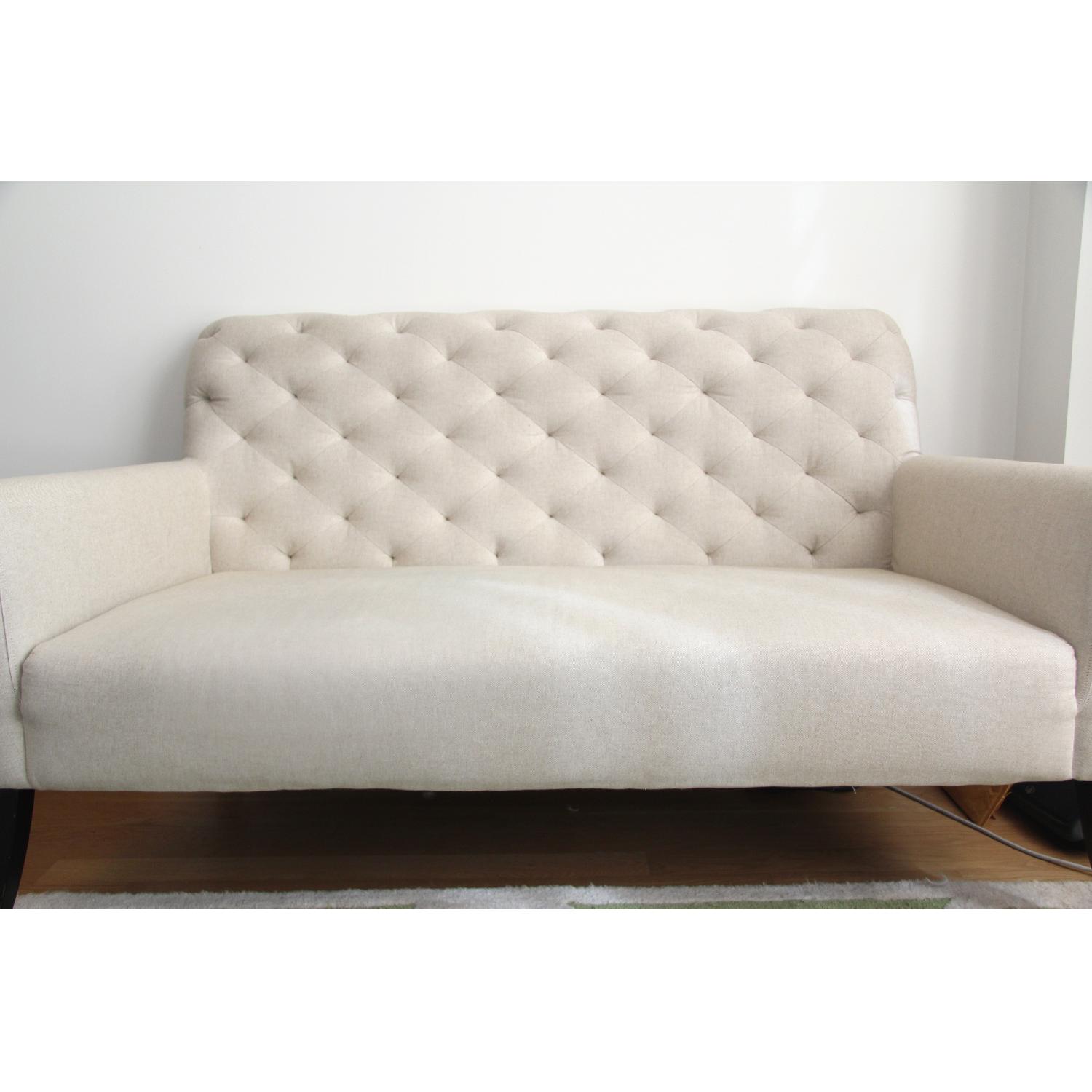 West Elm Elton Settee - Natural Color - image-5