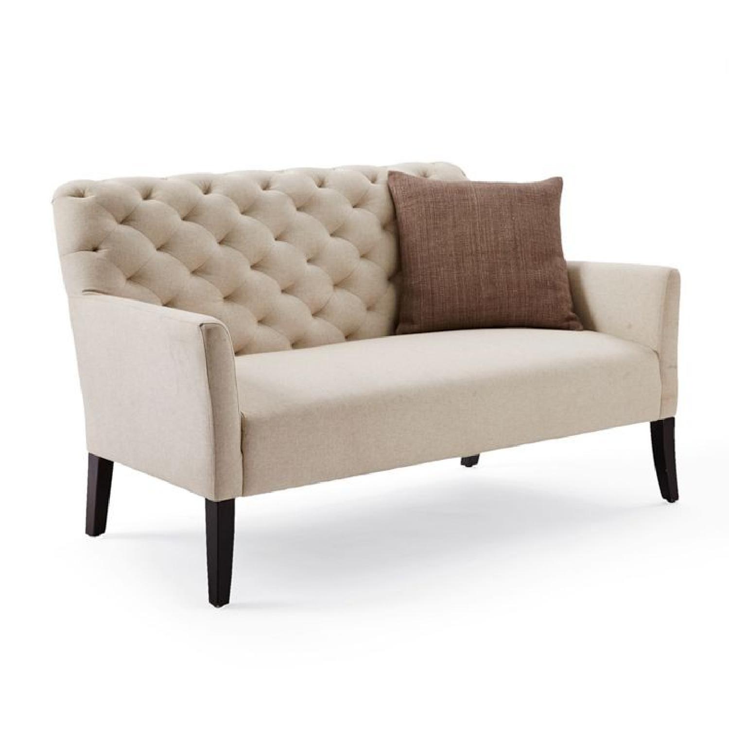West Elm Elton Settee - Natural Color - image-9