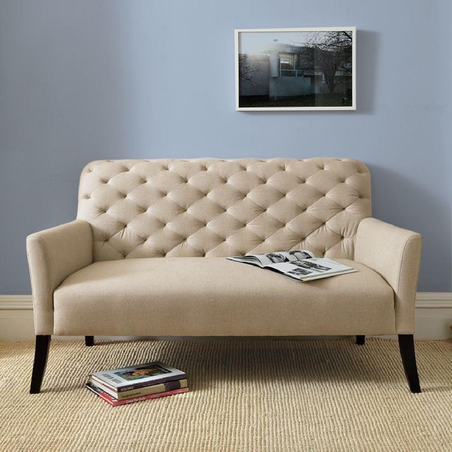 West Elm Elton Settee - Natural Color - image-10