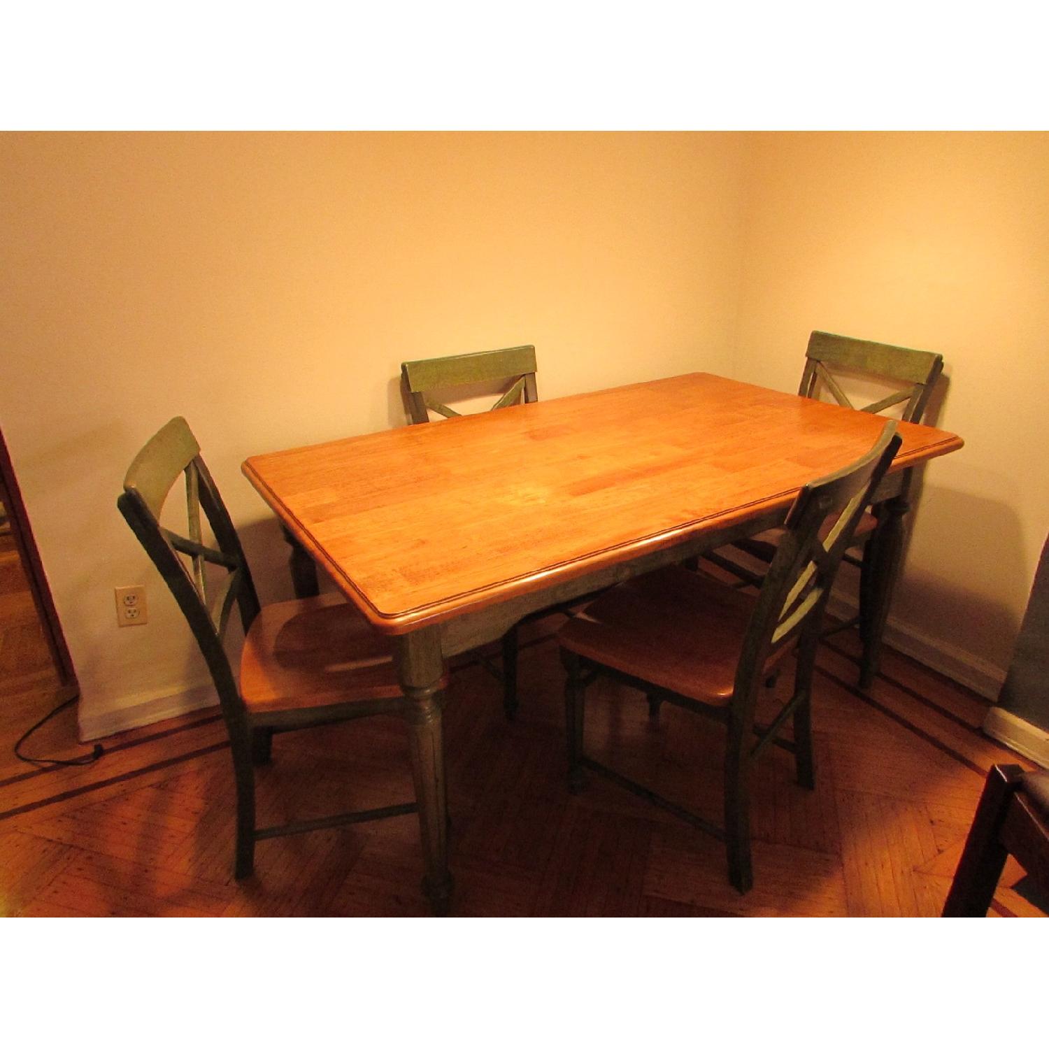 Pier 1 Farm Table w/ 4 Chairs - image-1