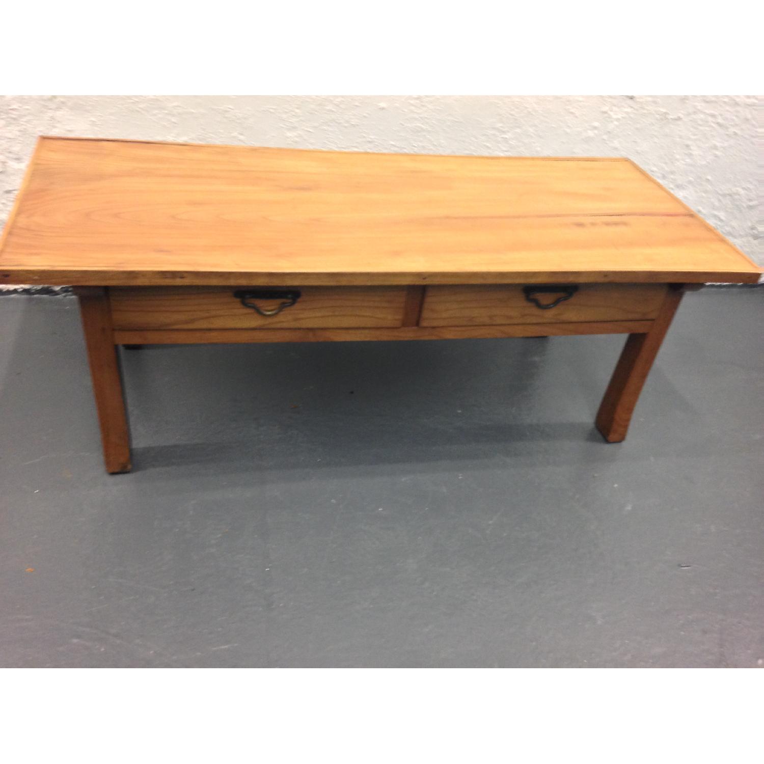 Vintage Japanese Kneeling Scholar's Desk - image-1