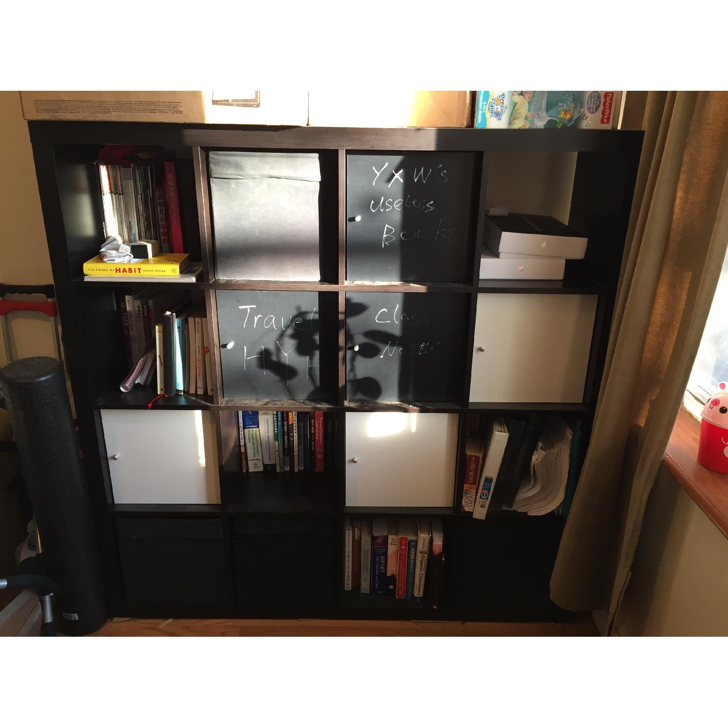Ikea Shelving/Storage Unit with Add-On Baskets and Doors - image-1