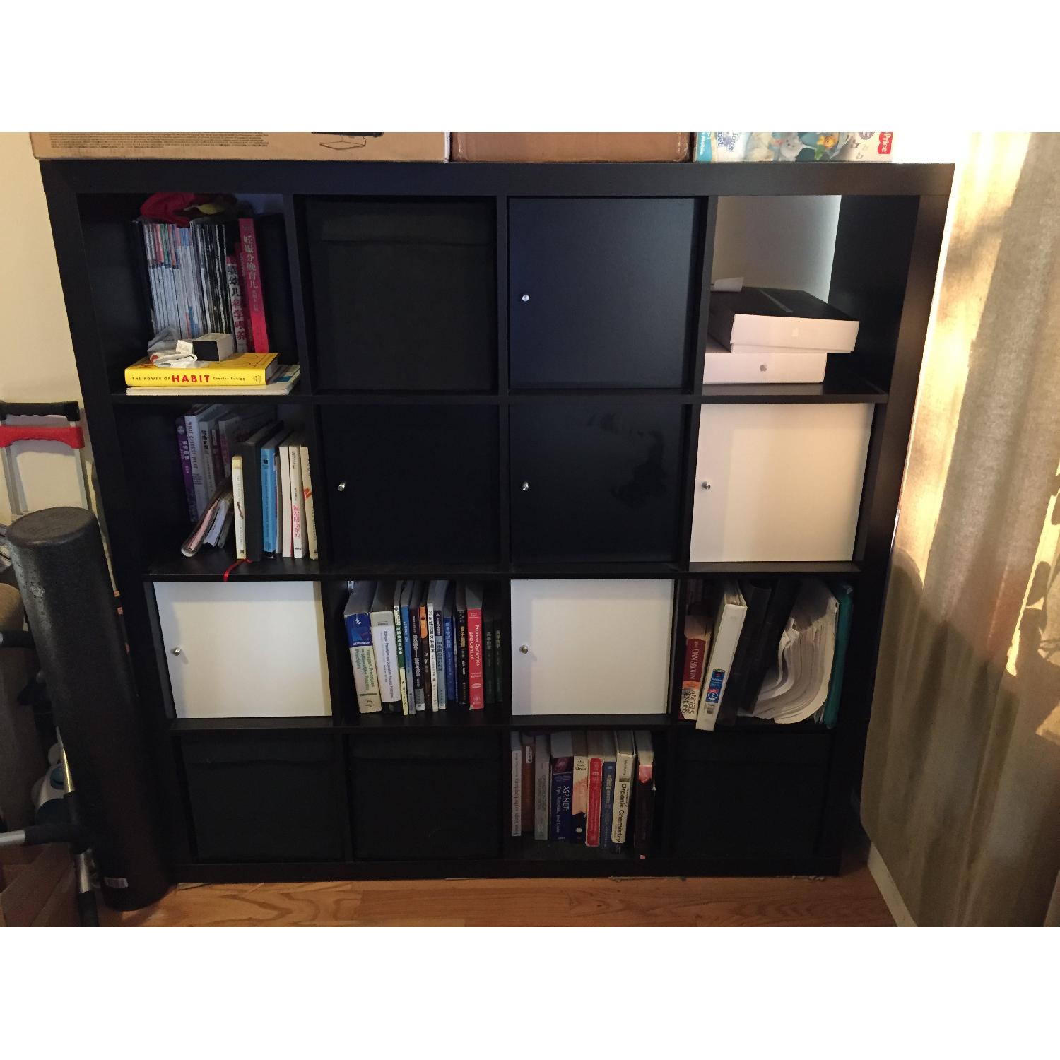 Ikea Shelving/Storage Unit with Add-On Baskets and Doors - image-2