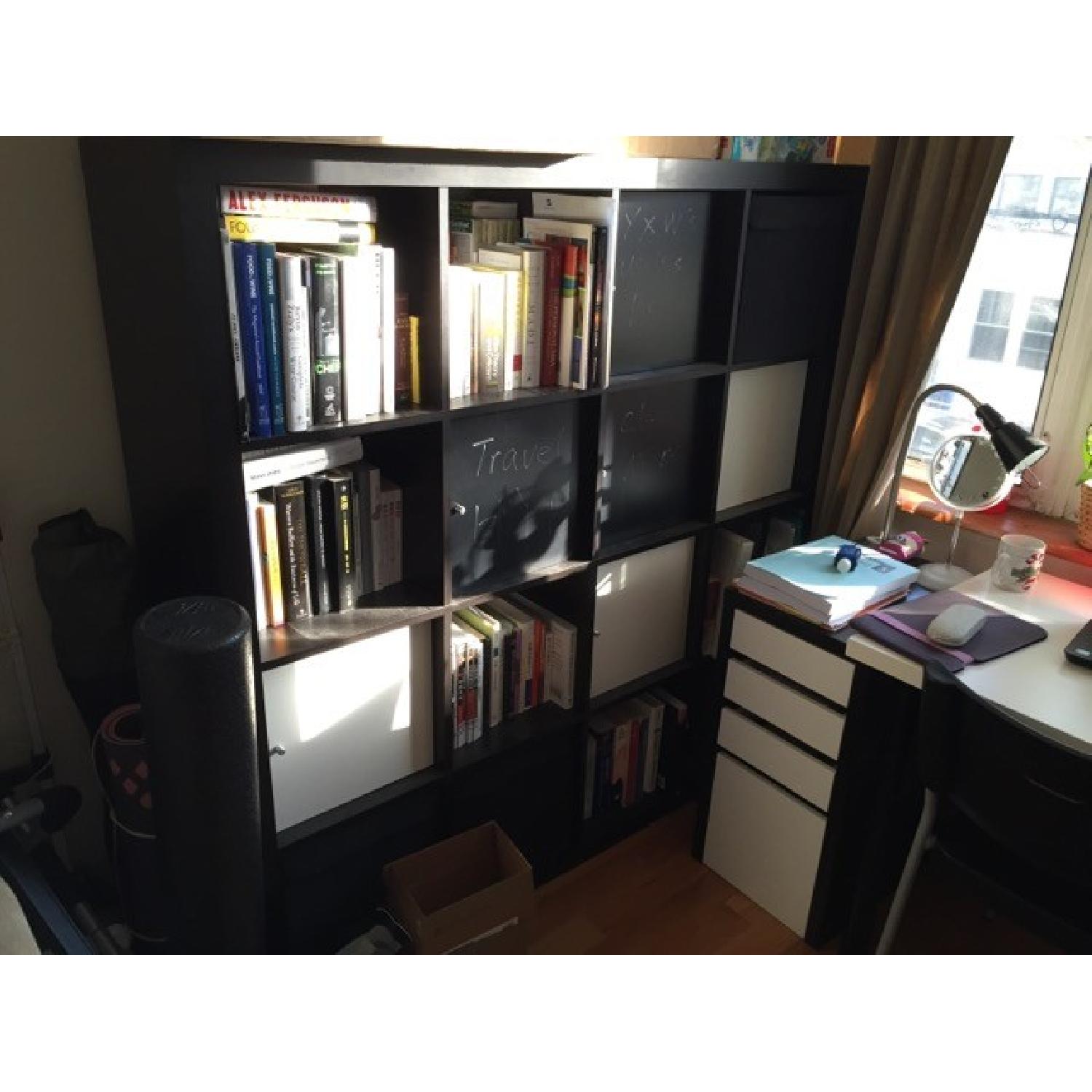 Ikea Shelving/Storage Unit with Add-On Baskets and Doors - image-3