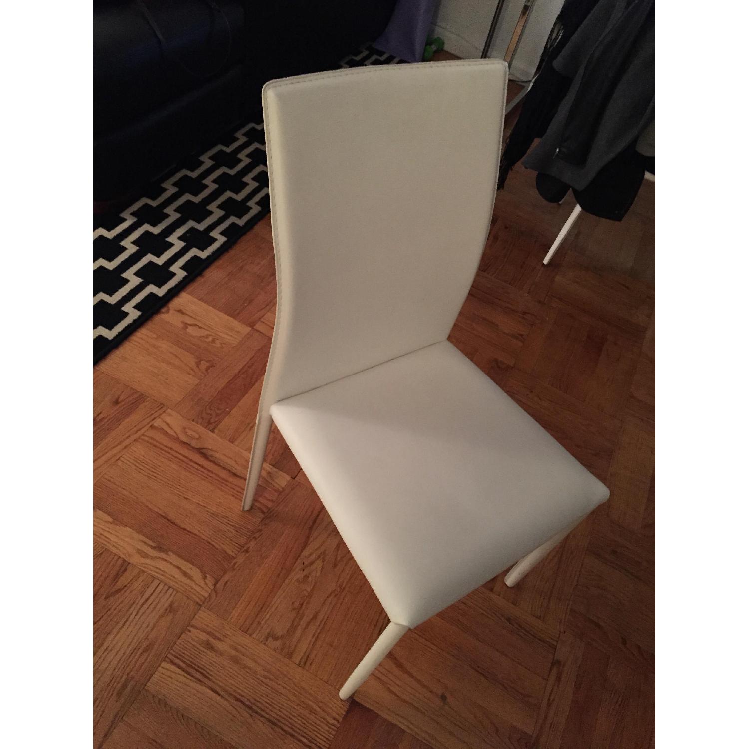 CB2 Silverado Rectangular Dining Table w/ 4 Chairs - image-1