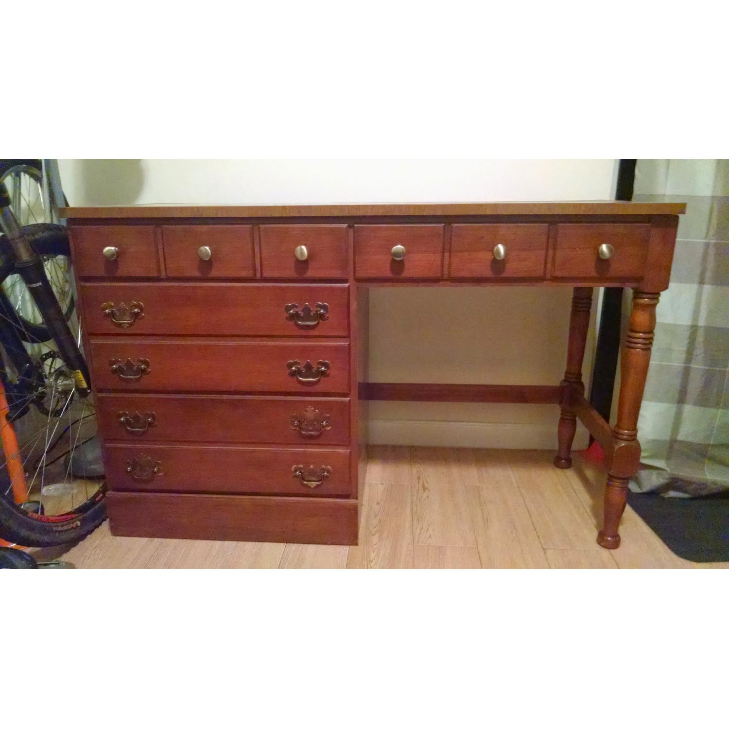 Vermont of Winooski Solid Rock Maple Desk - image-1