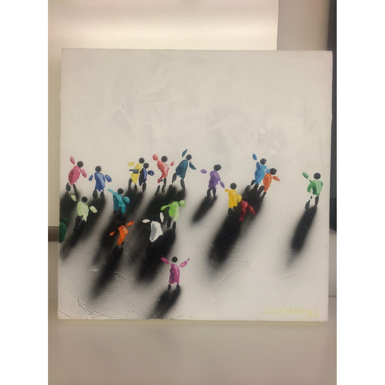Jane Waterous Canvas Painting - The Following 2 - image-1