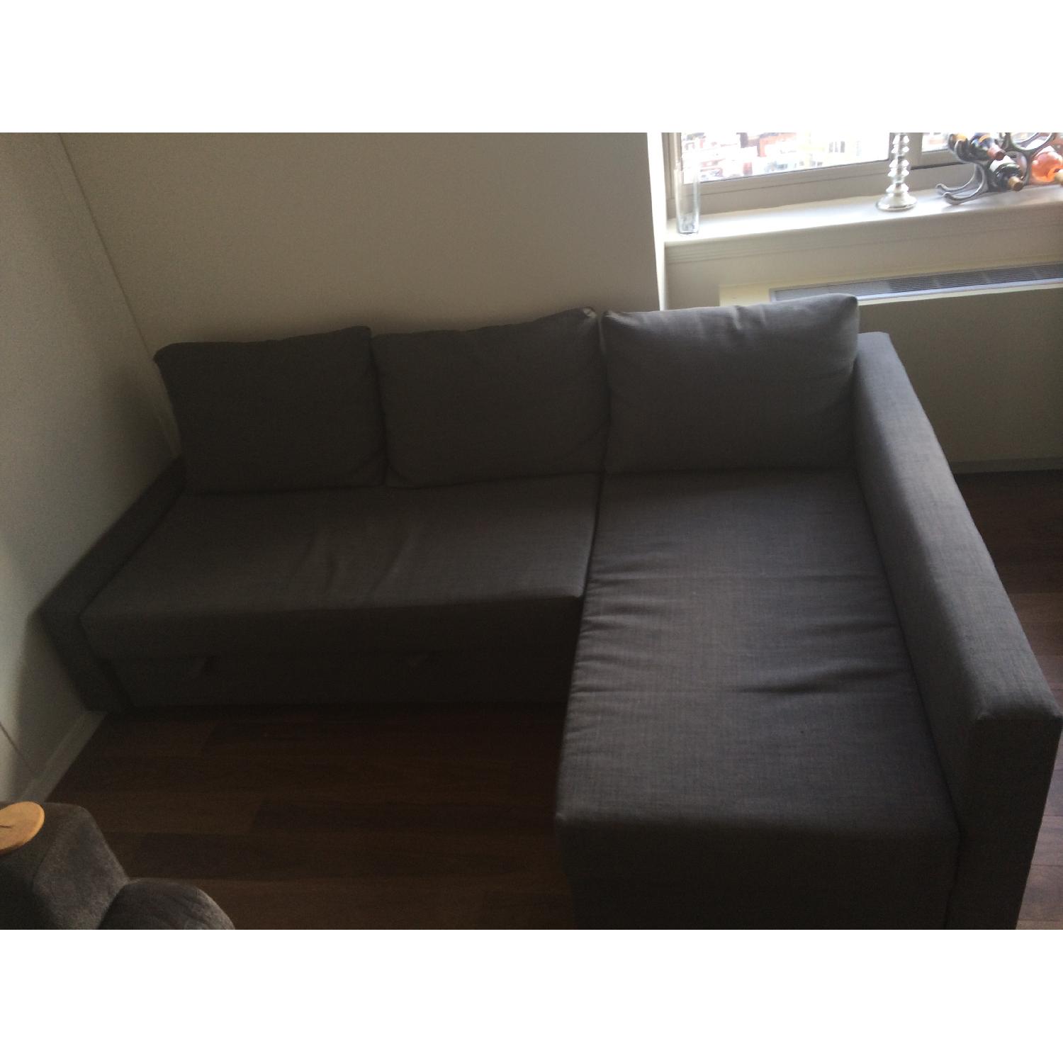 Ikea Friheten Sectional Sofa-Bed - image-1