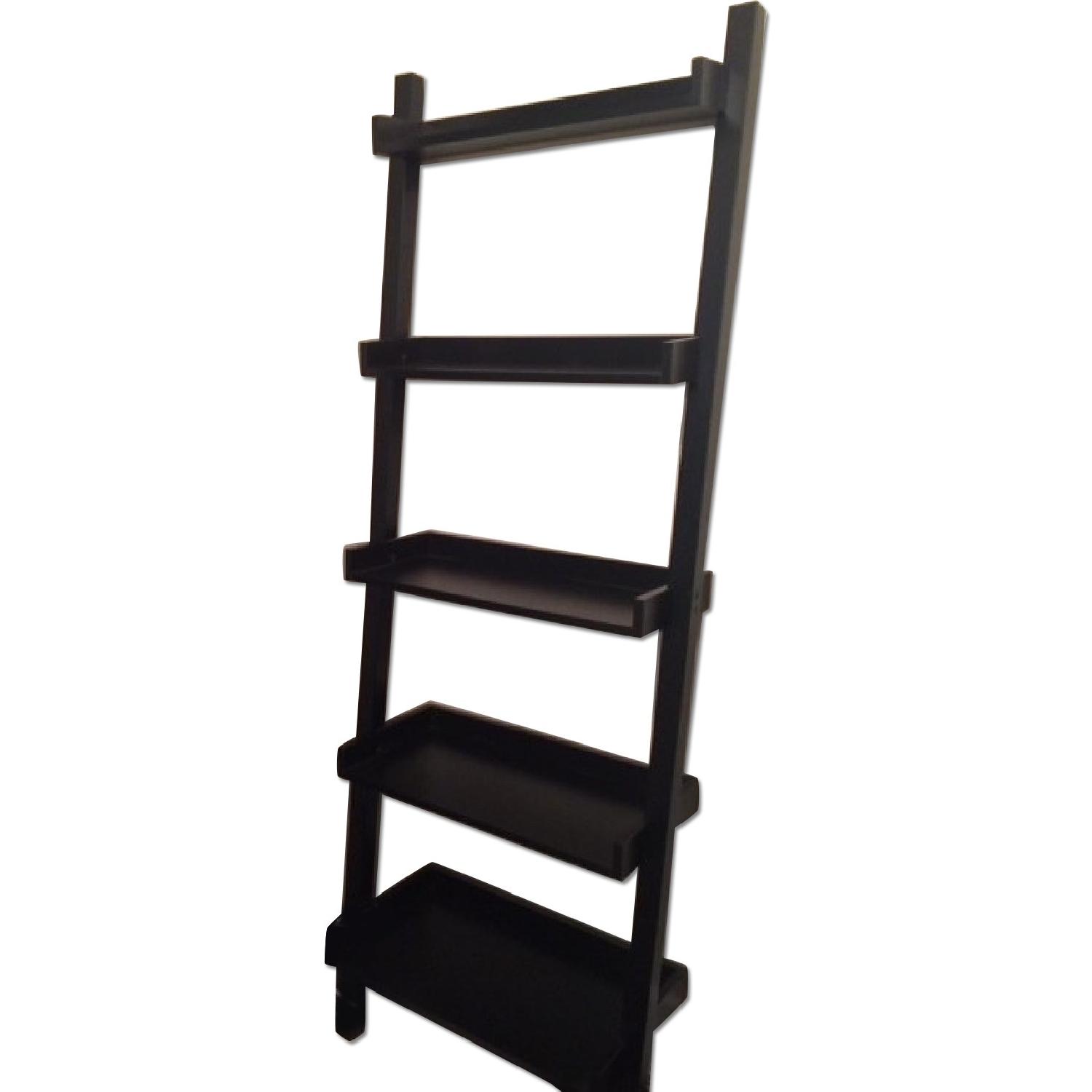 Crate and Barrel Leaning Shelf AptDeco