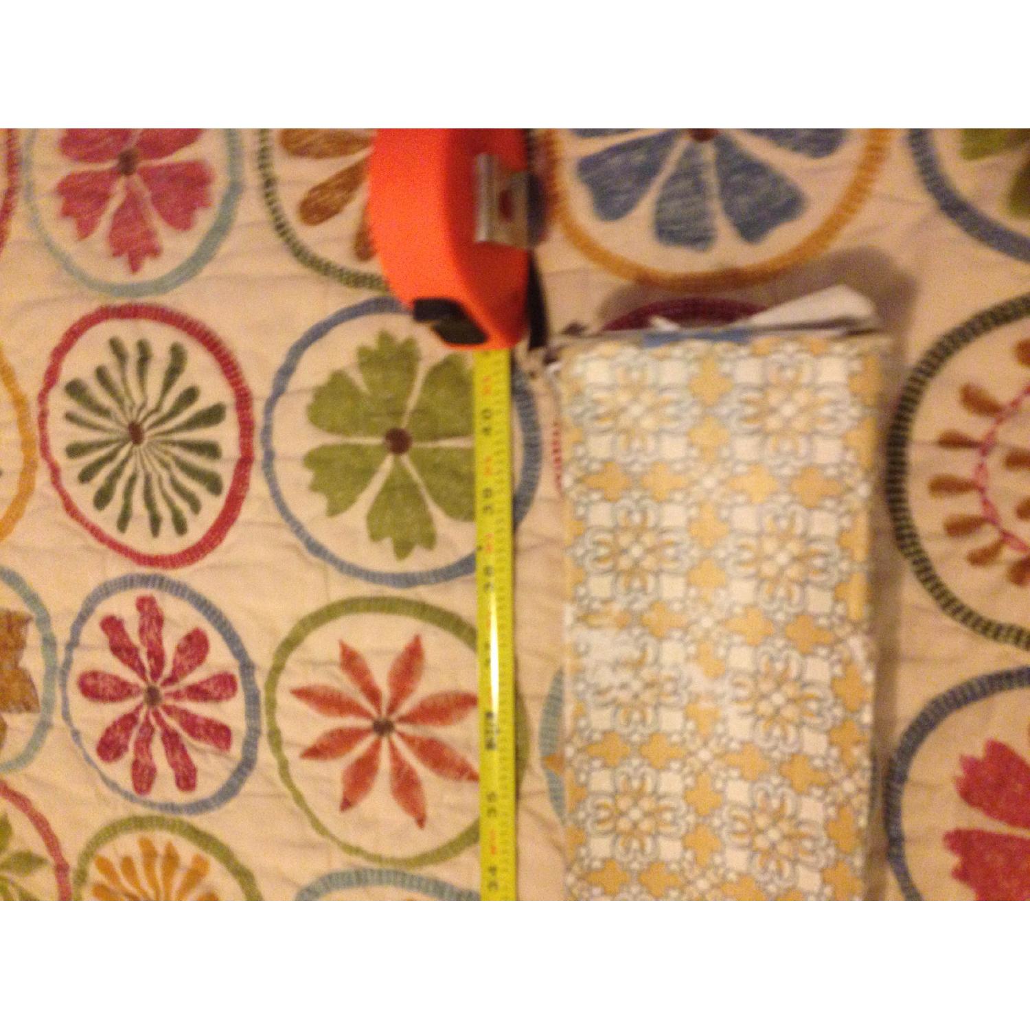 Antique Large Chinese Wall Fan Gold - image-4