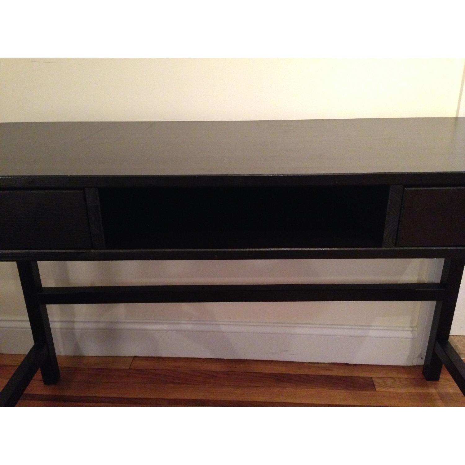 Ikea 2-Drawer Black Desk - image-3