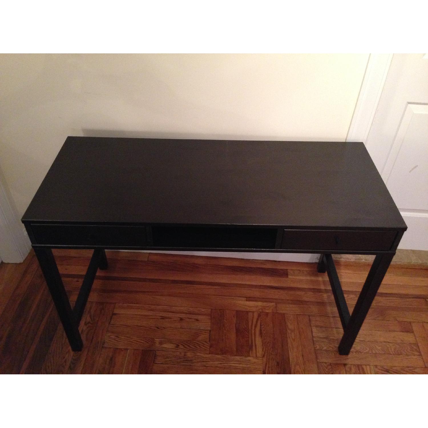 Ikea 2-Drawer Black Desk - image-4