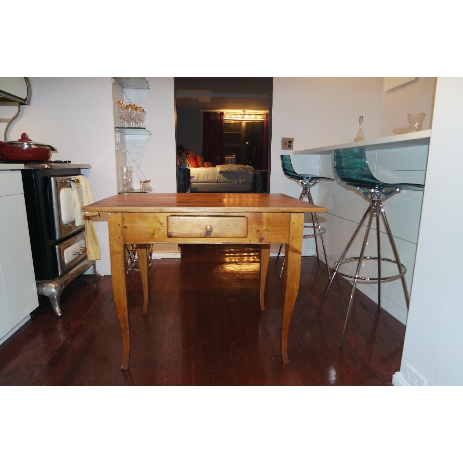 Antique Pine Desk - image-3