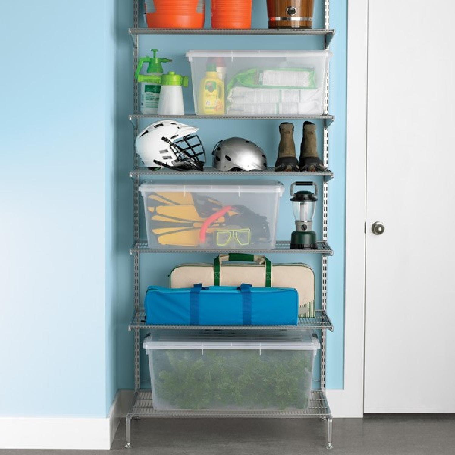 Container Store Elfa Platinum Free-Standing Shelves - image-1
