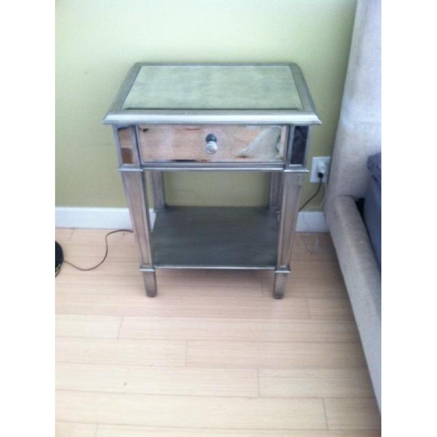 Pier 1 Mirrored Bedside Tables AptDeco