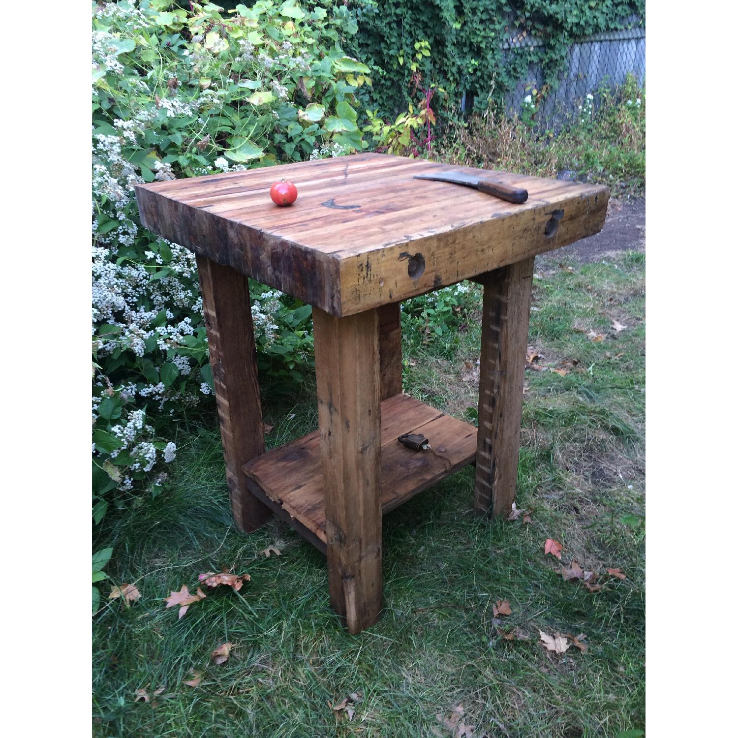 Oversized Reclaimed Wood Butcher Block Table - image-6
