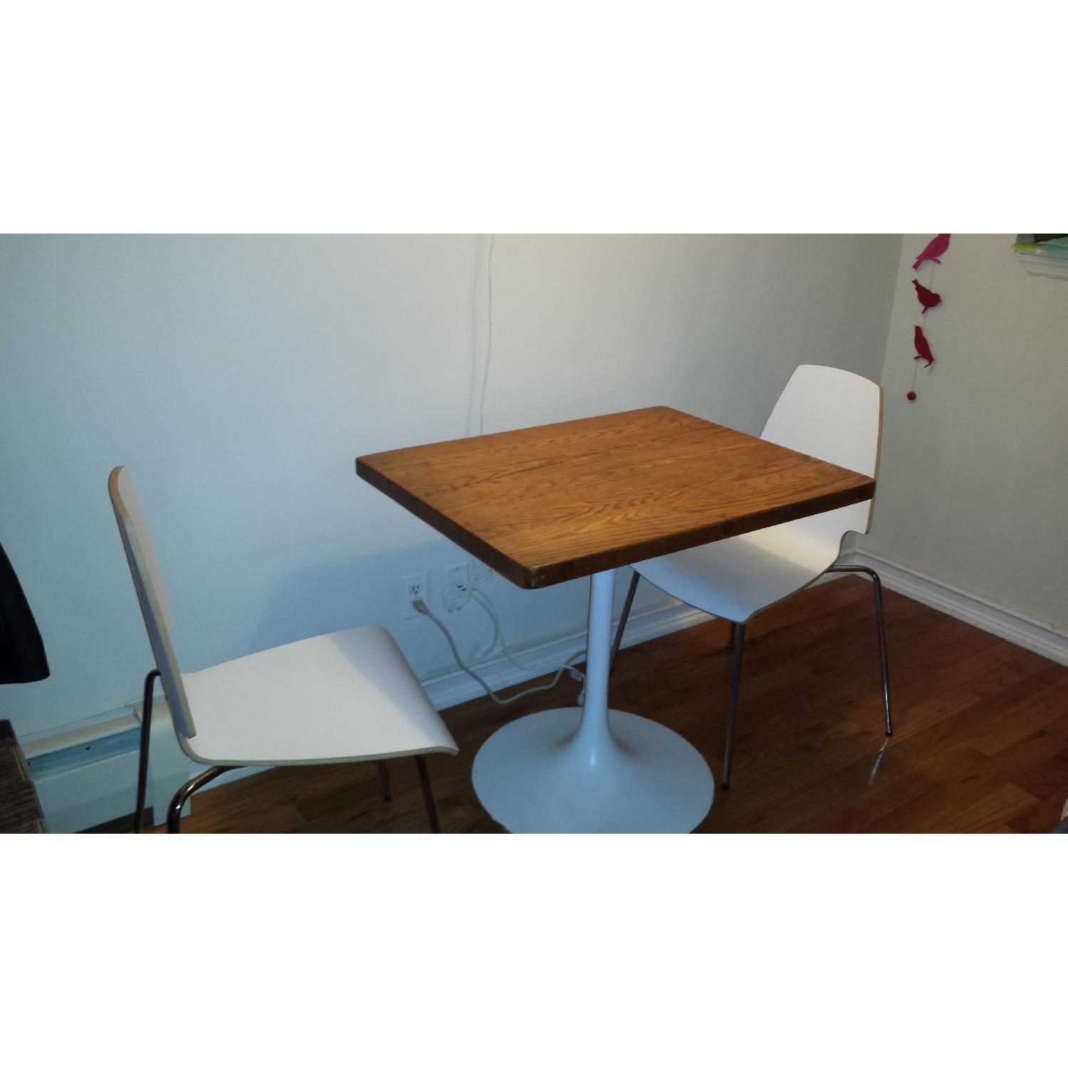 Mod Butcher Block Dining Table w/ 2 Chairs - image-5