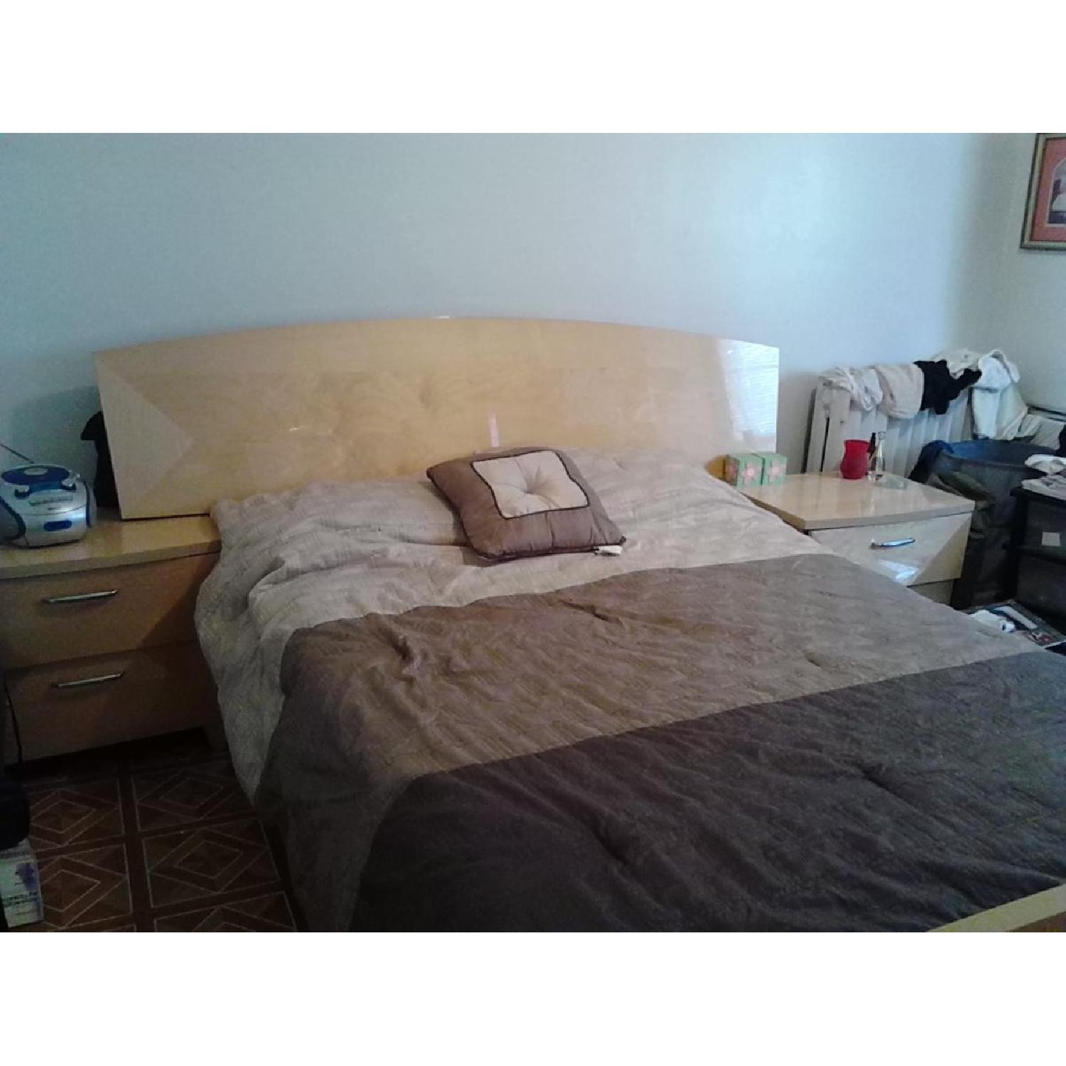 Seamans Furniture Bed Frame with Head Board and Foot Board - image-1