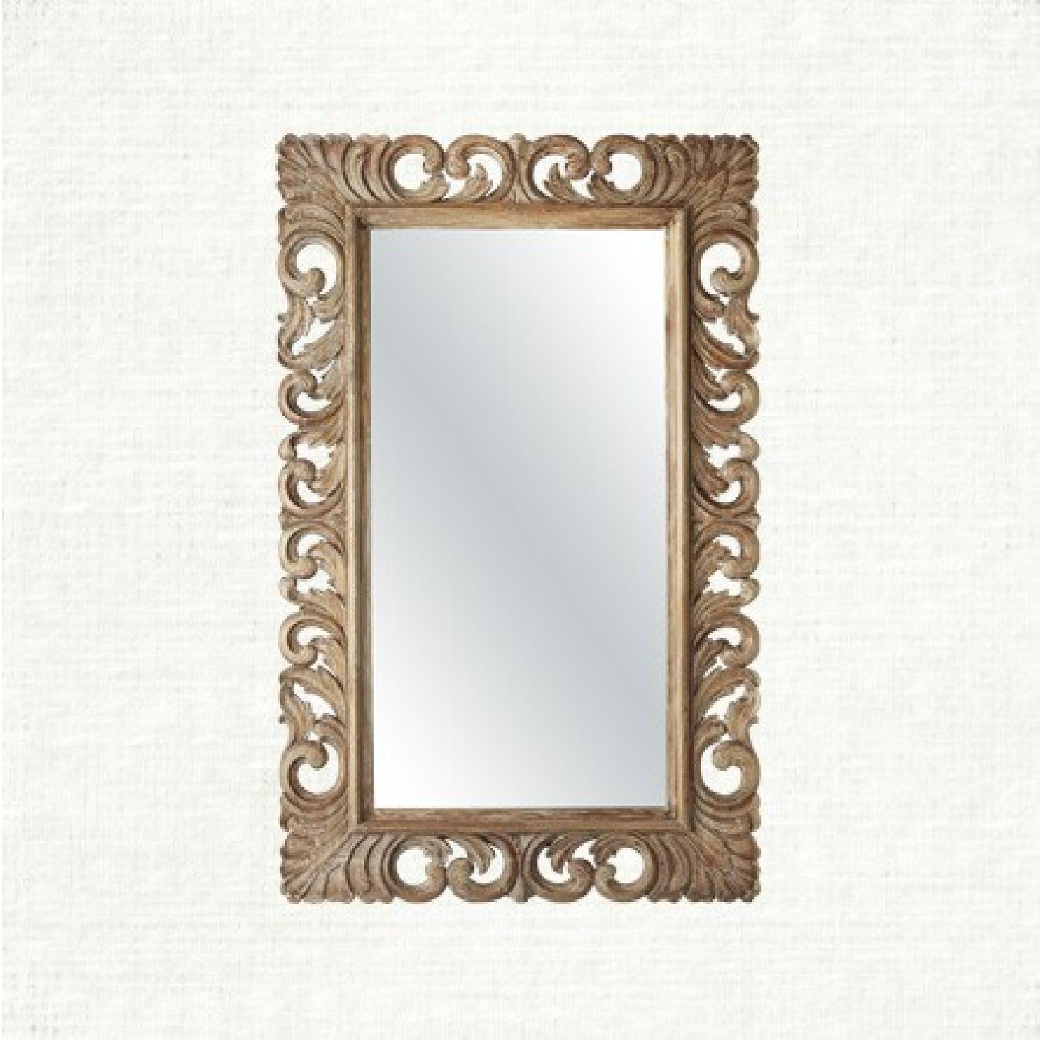 Arhaus Porter Rustic Carved Mirror - image-2