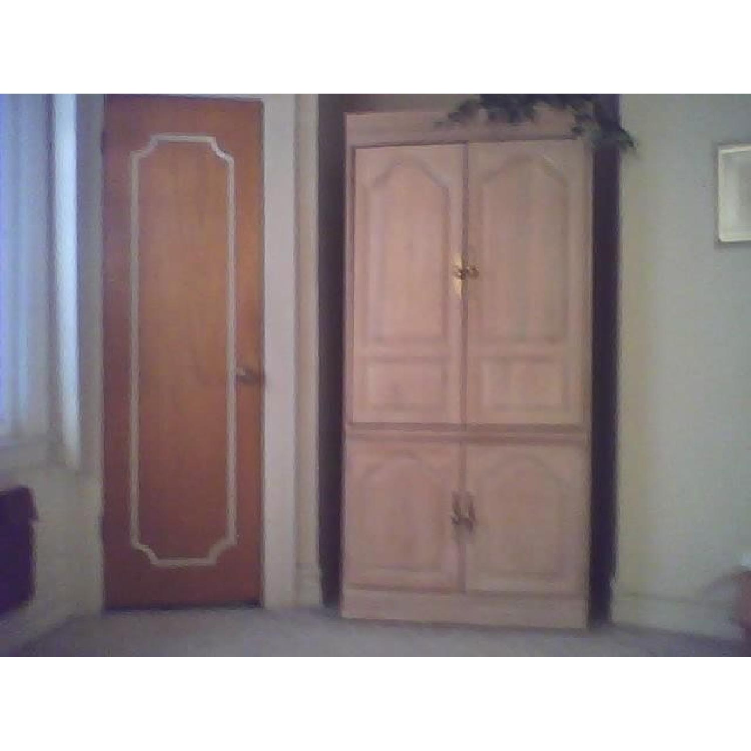 Antique Country French Armoire - image-2