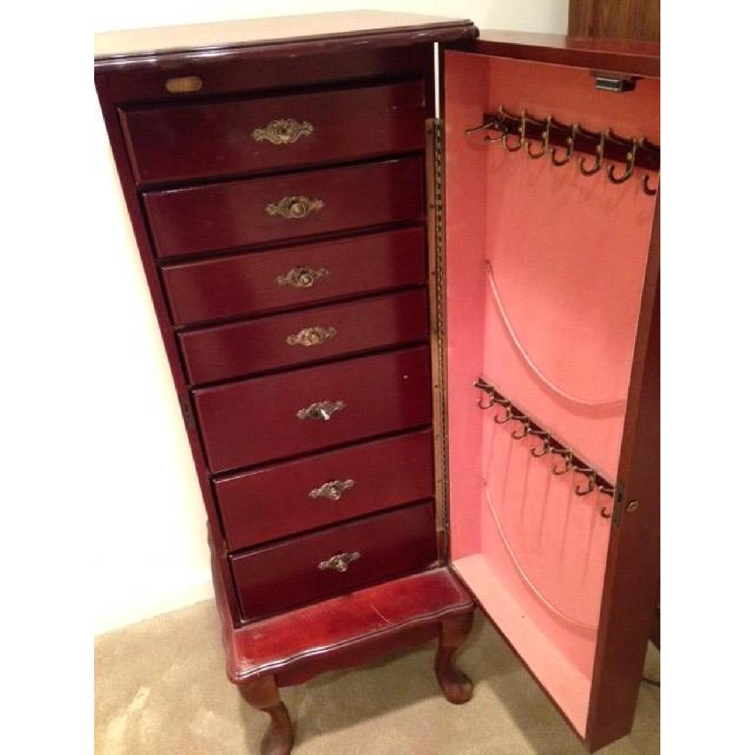 Cherry Jewelry Armoire - image-2