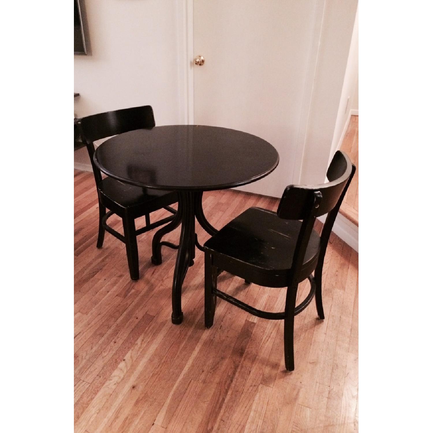 Retro Bistro Dining Table w/ 4 Chairs - image-5