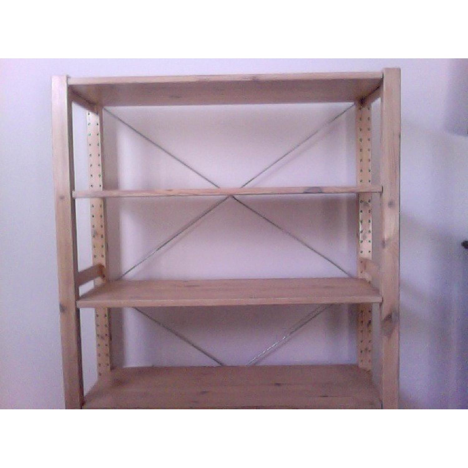 Ikea Wood Bookcase - image-1