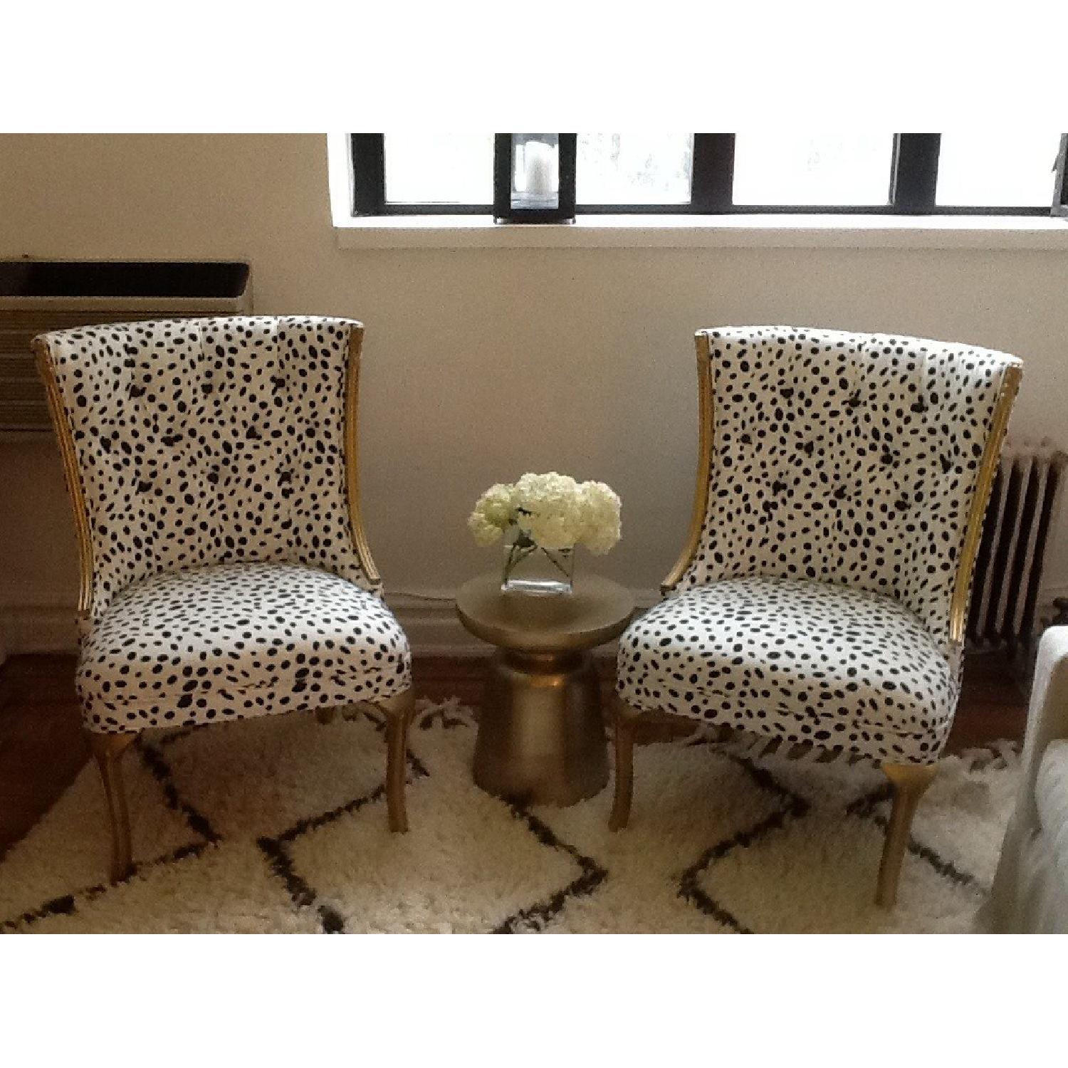 dalmatian accent chair