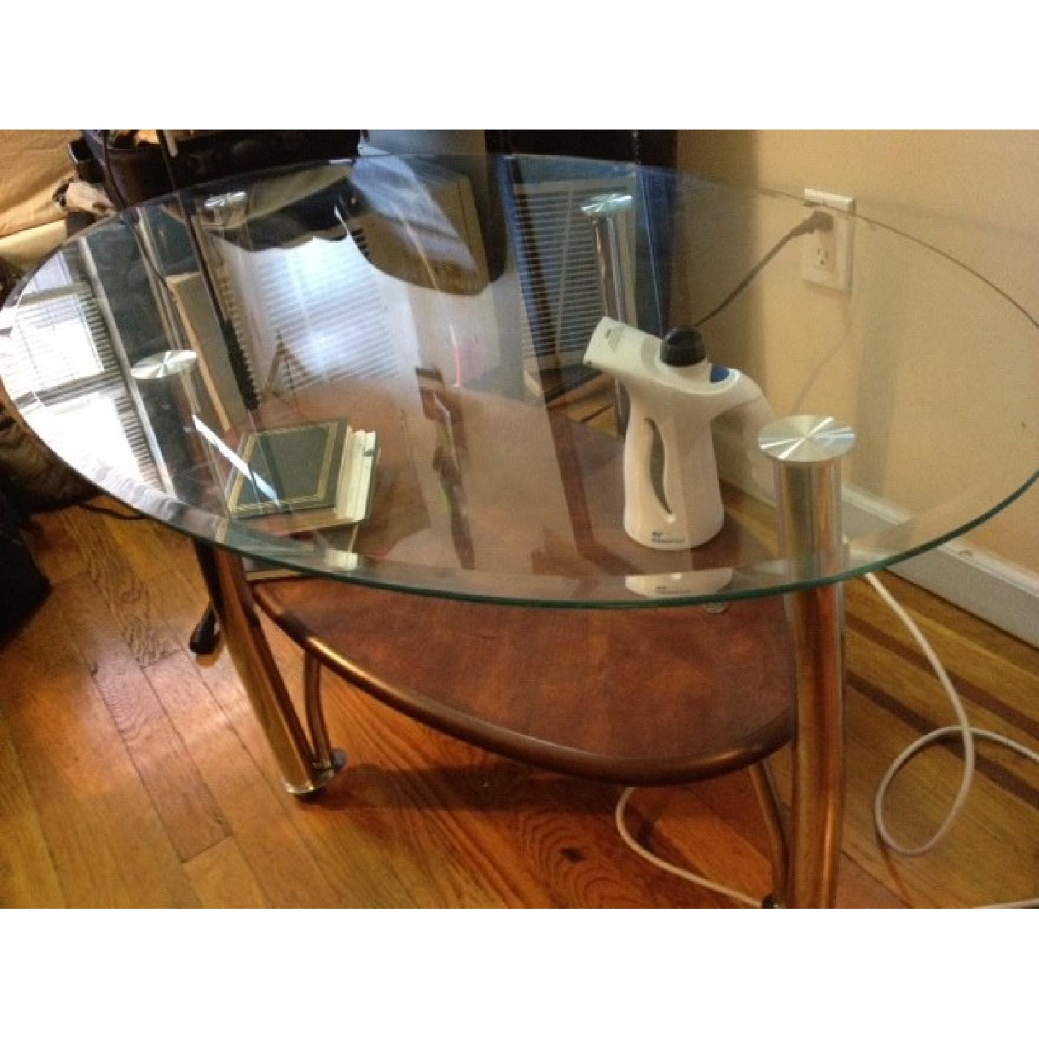 Ashley Furniture Glass-Top Coffee Table - image-5