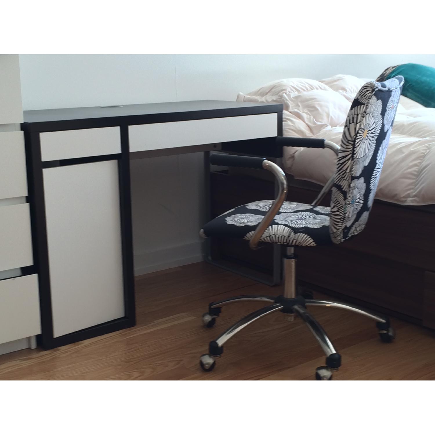 Ikea Computer Desk and Pottery Barn Office Chair - image-4