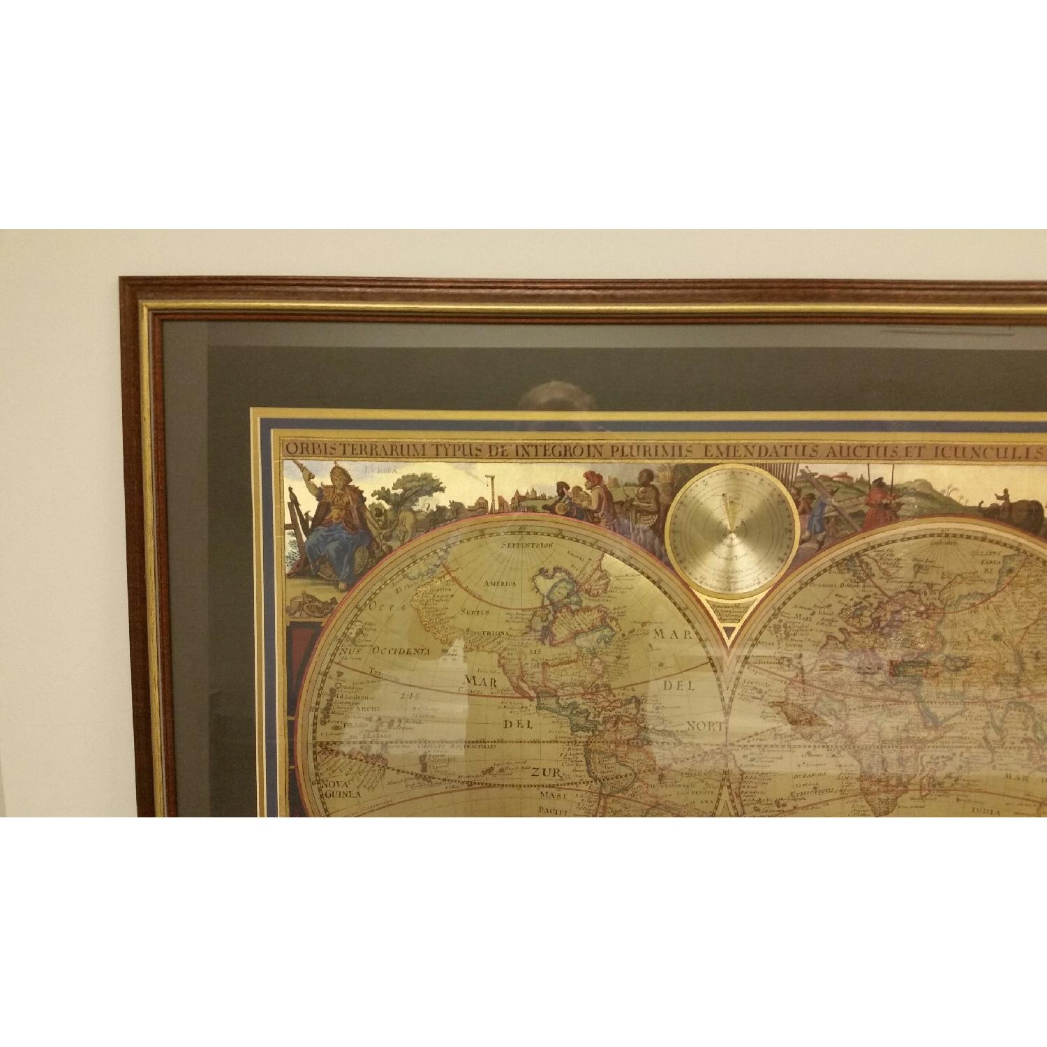 Bombay Company Wood Framed Map of the World - image-4