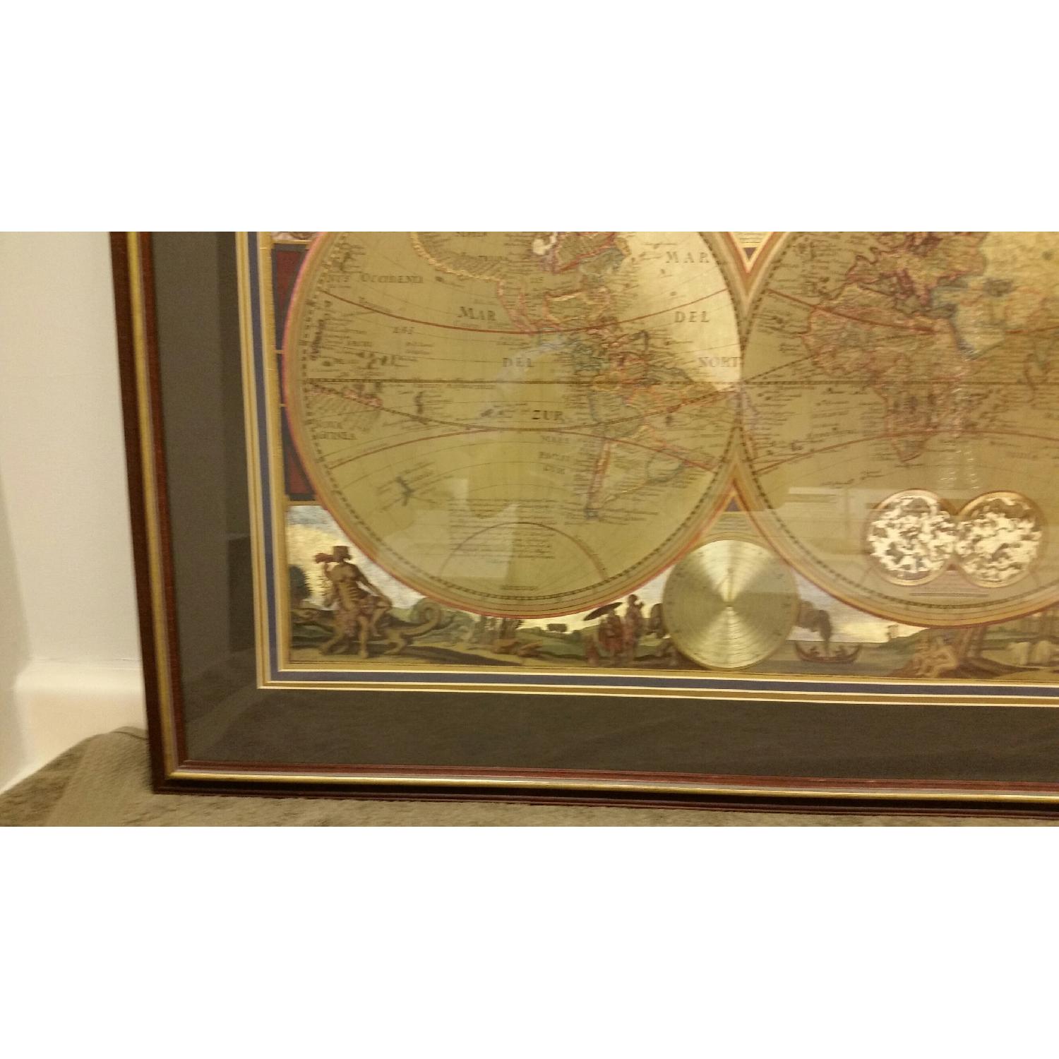 Bombay Company Wood Framed Map of the World - image-5