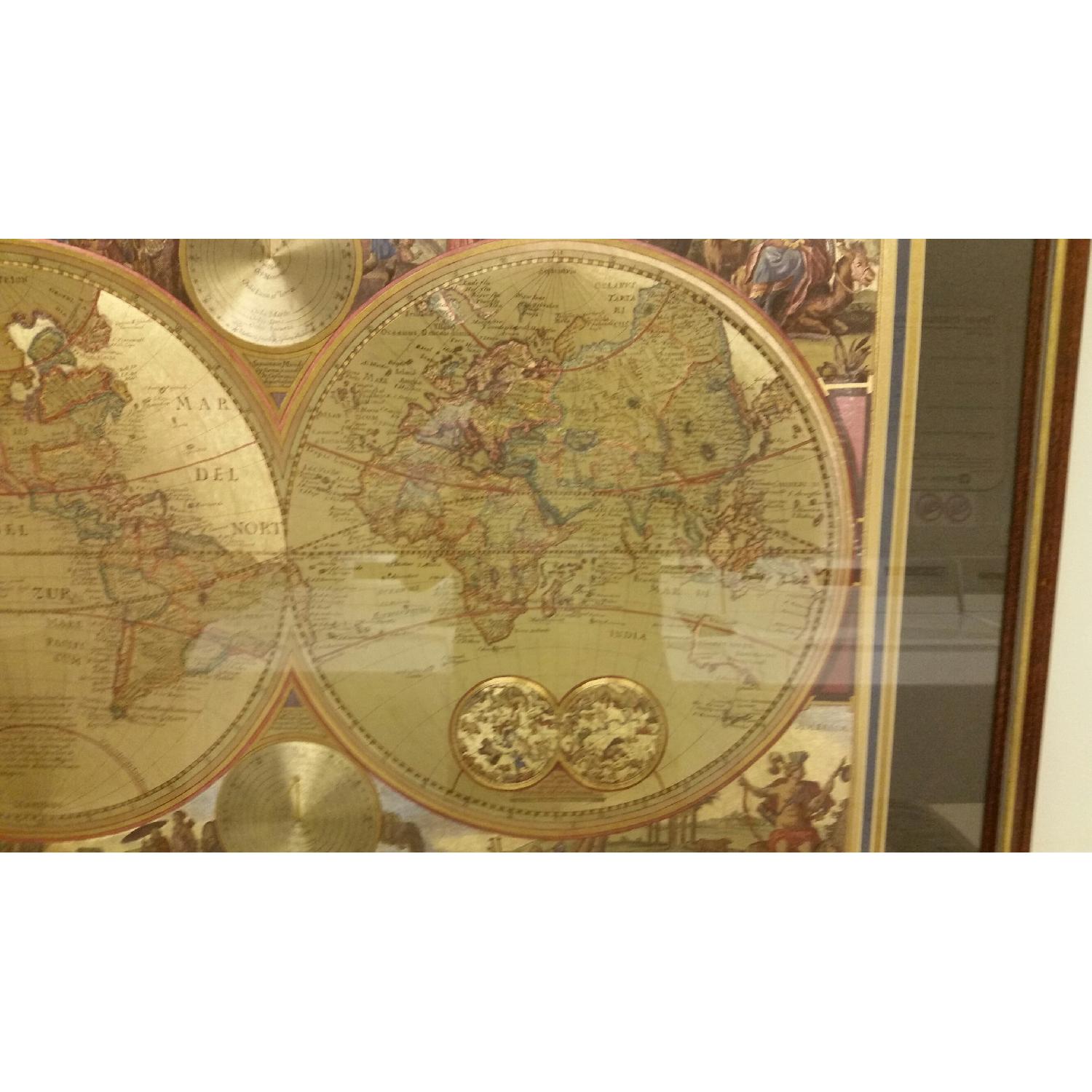Bombay Company Wood Framed Map of the World - image-7