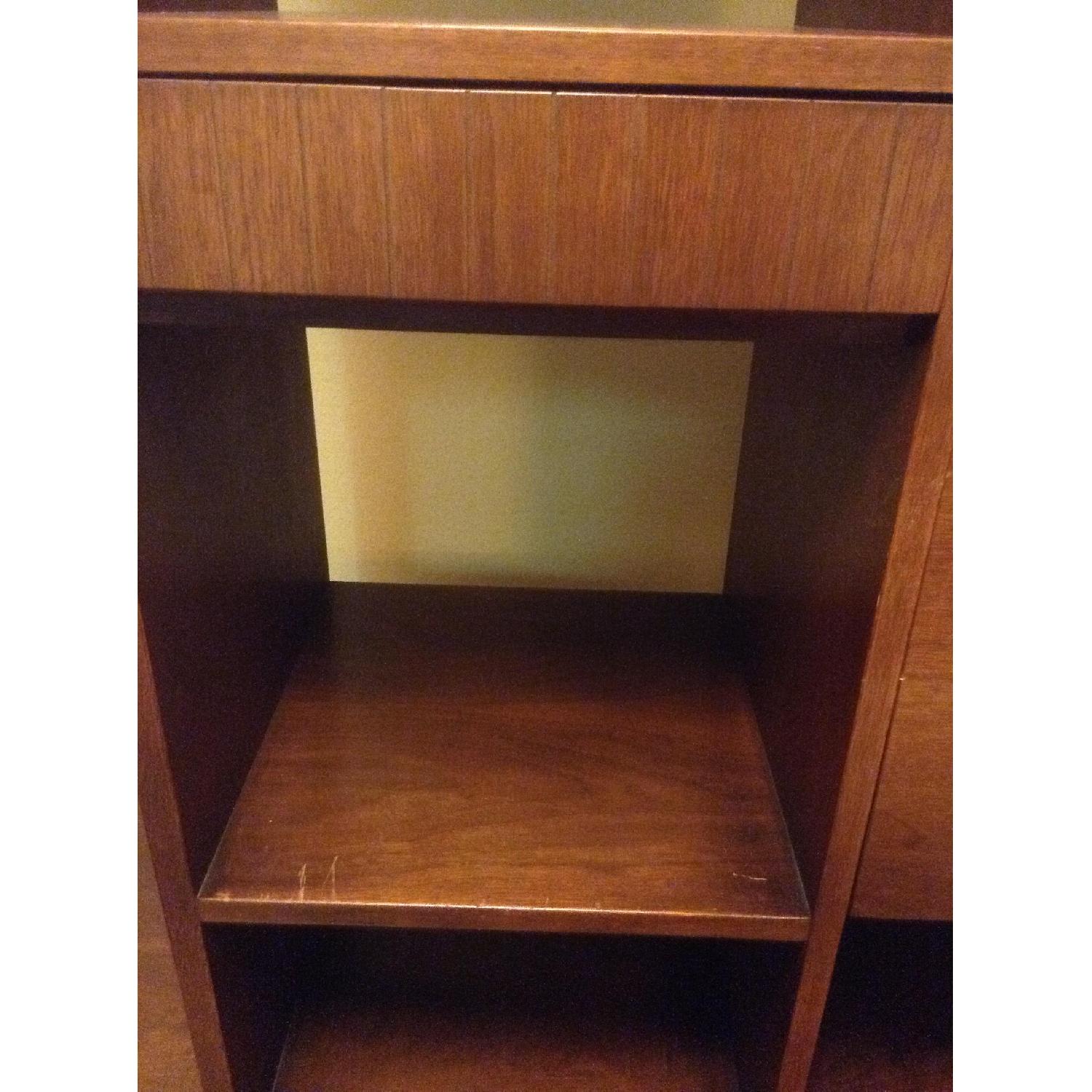 Mainline by Hooker Mid Century Modern Wood and Glass Cabinet - image-2