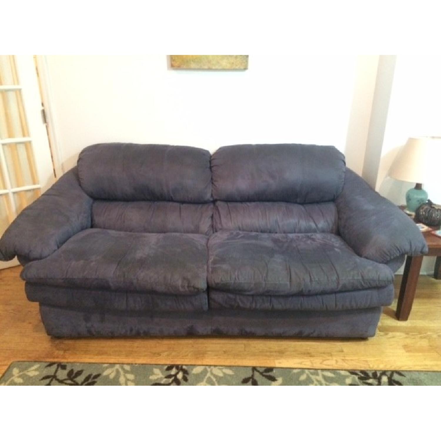 Microsuede Couch - image-1